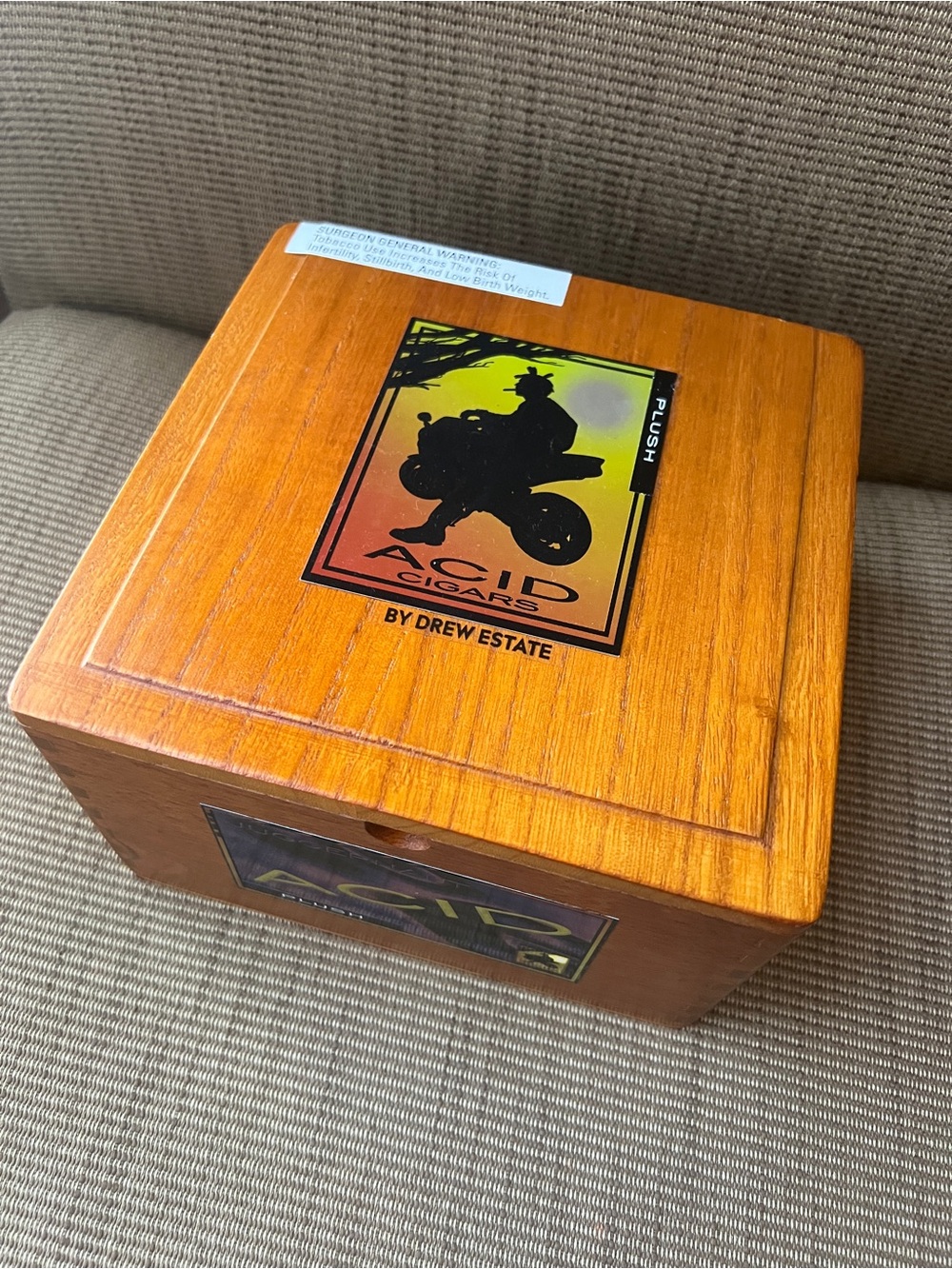 ACID By Drew Estate Empty Cigar Box